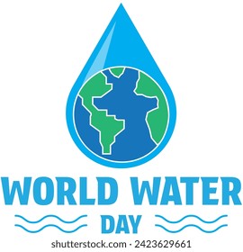 World Water Days Icon Symbol