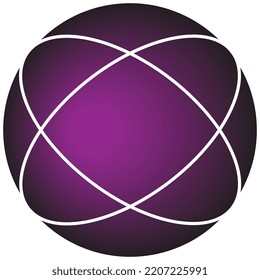 Ilustración de icono de World, Web, Website, Homepage Gradient.
