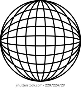 Ilustración vectorial de icono de World, Web, Website, Homepage.