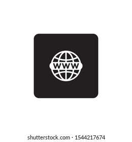 World web, website icon symbol vector