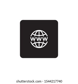 World web, website icon symbol vector