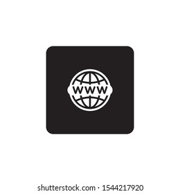 World web, website icon symbol vector