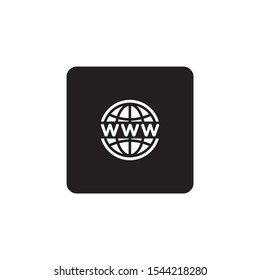 World web, website icon symbol vector