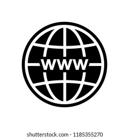 World, website icon symbol vector