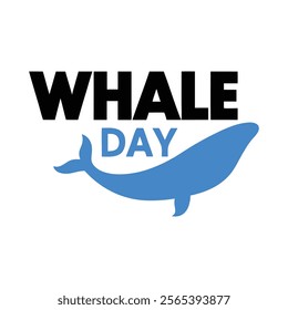 World whale day Background Template design for Poster or Banner