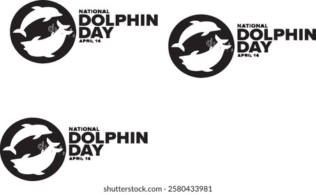 World Whale and Dolphin Day, July 23rd. A poster for the holiday. Whale, dolphin illustration. Marine animals swim in the ocean concept of environmental world dolphin day vector