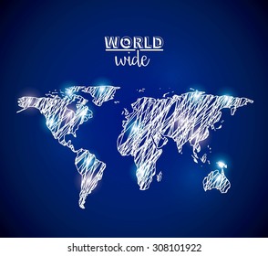 world wide design, vector illustration eps10 graphic 