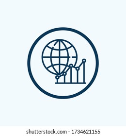 World wide icon isolated on white background, World wide web concept globe icon set. Planet web symbol set. Globe icons for websites. Globe symbol web icon set with www sign. Planet icon with world wi