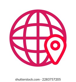 World Wide icon. Vector isolated illustration