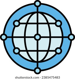 World wide vector icon. Can be used for printing, mobile and web applications.