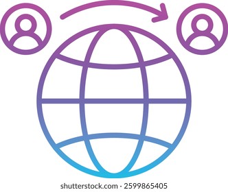 World wide vector icon. Can be used for printing, mobile and web applications.