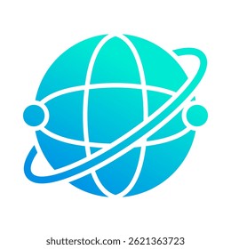 World Wide Web Icon Element For Design