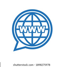 World Wide Web Icon Vector