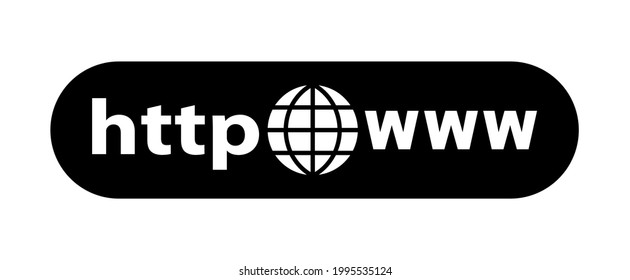 world wide web icon vector