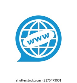 world wide web icon vector
