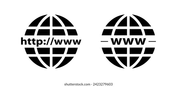 vector de icono web de todo el mundo