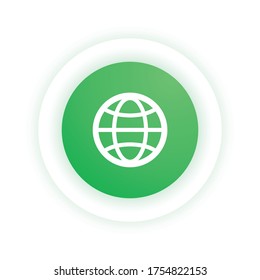 World Wide Web - Icono moderno (Pictograma)