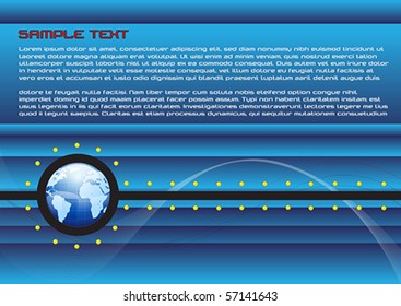 World Wide Web Page Layout Illustration in Vector