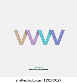 World Wide Web (WWW) Icon | Website icon & web logo design