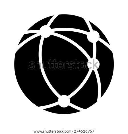 World wide web / www Internet network flat vector icon for apps and websites
