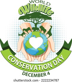 World Wildlife Conservation Day Banner Design illustration