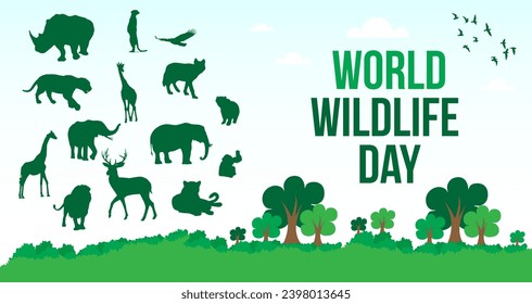 World Wildlife Day greeting card