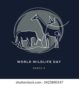 World Wildlife Day, held on 3 March.