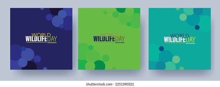 World Wildlife Day Logo design template