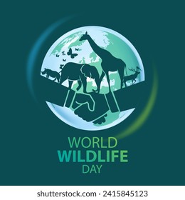 World Wildlife Day Logo design template, March 3