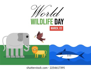 World wildlife day poster design 