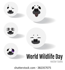 World Wildlife Day. Vector 