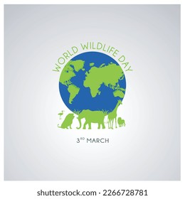World Wildlife Day Vector - Animals 