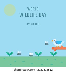 World Wildlife Day ,Vector illustration design.
