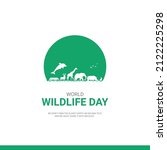World wildlife day, 
Wild animals in world shape wildlife day design for poster, banner vector illustration 08. 