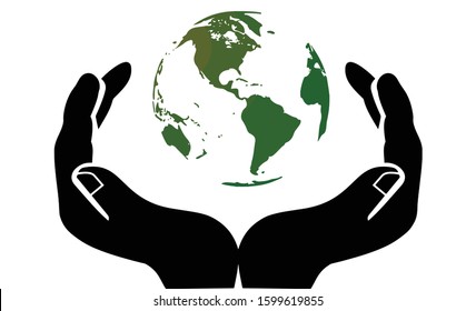 The world will be green if everyone helps to protect the environment.