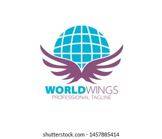 Design-Vorlage für World Wings-Logos