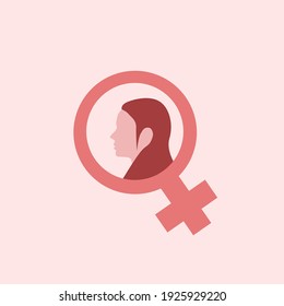 diseño de fondo del día mundial de la mujer. diseño de iconos del día mundial de la mujer.