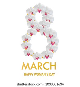 World Women's Day card. Vector