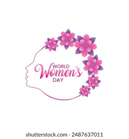 World Women's Day creative floral design