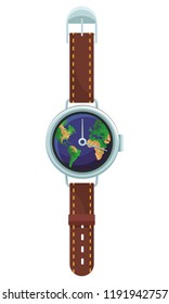 World wristwatch concept