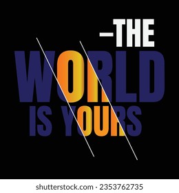 the world is you  illustrations with patches for t-shirts and other uses