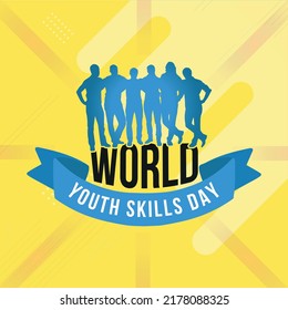World Youth Skills Day Illustration 