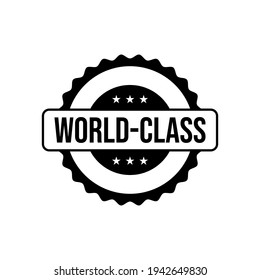 Vector de diseño de icono de marca superior de primera clase