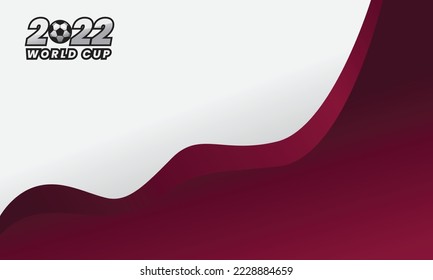 Worldcup Qatar 2022 wave background