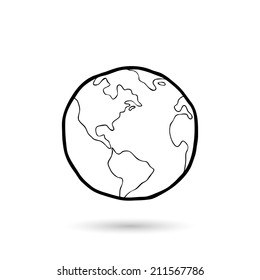 17,655 World globe hand drawn Images, Stock Photos & Vectors | Shutterstock