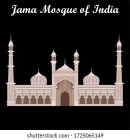 the 'World-reflecting Mosque'), commonly known as the Jama Masjid of Delhi, is one of the largest mosques in India. It was built by the Mughal Emperor Shah Jahan between 1650 and 1656.