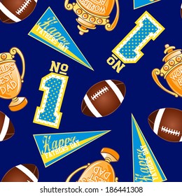 Worlds best dad seamless pattern "Fathers Day'