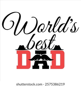 WORLD'S BEST DAD  Super Grandma  T-Shirt Design