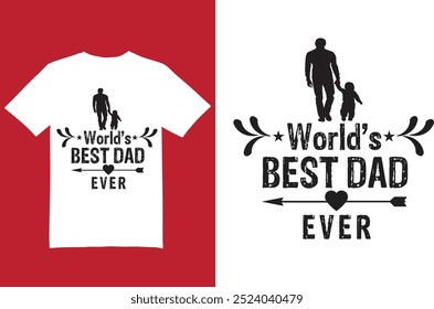 El mejor diseño de la camiseta del papá del mundo, diseño de la camiseta del papá, camiseta del día del padre, papá, mejor padre