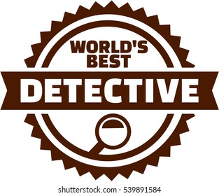 World's best detective button